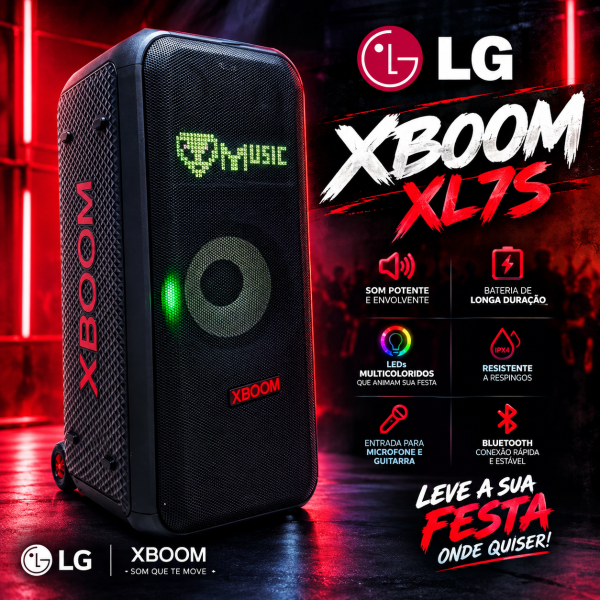 CAIXA DE SOM LG XBOOM XL7S
